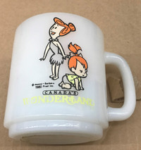 Mug - Flintstones from Canada's Wonderland - made by Glasbake