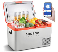 BODEGACOOLER 12 Volt Portable Refrigerator,27 Quart Car Freezer