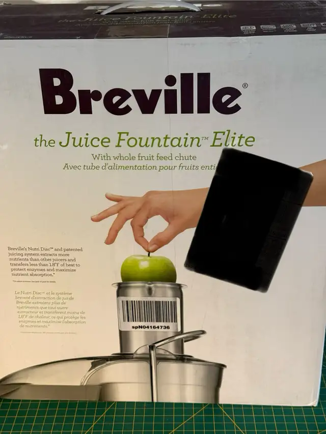 Breville Juicer 800 JEXL/B  in Processors, Blenders & Juicers in Norfolk County - Image 5