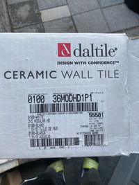 Ceramic wall tile white 3”x6”