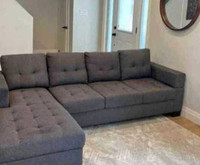 Four-Seater Sofa with Convenient Delivery: Comfort at Your Door"