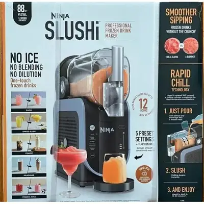I'm selling a Ninja Slushi professional frozen drink maker! This machine is your ticket to creating...