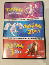 Pokemon Trilogy Bundle DVD First 3 Movies