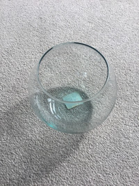 4” glass vase