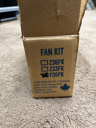 Kingsman F35FK Fireplace Fan Kit, View more