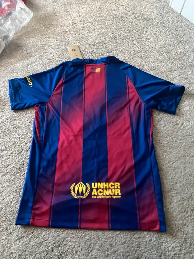 Nike Barcelona Jersey CASH ONLY in Kids & Youth in Edmonton - Image 2