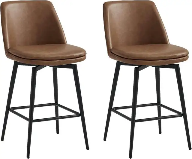 Brand New Wayfair Betzalel Swivel Stool (Set of 2) in Chairs & Recliners in City of Toronto - Image 5