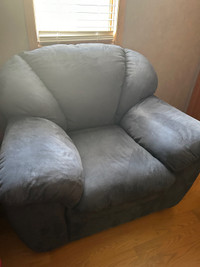 Oversized micro fiber arm chair 