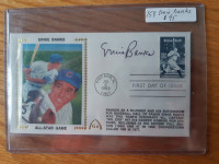 Ernie Banks autographed Jul 6, 1983 First Day Cover Babe Ruth
