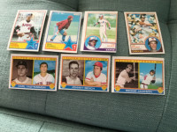 7 hall of fame players 1983 opc baseball cards