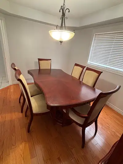 Pure Wood Dining Table and Chairs Set, View more