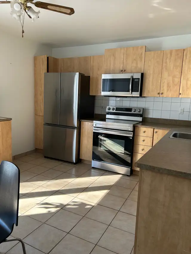 Beau 3 ½ lumineux avec Stationnement