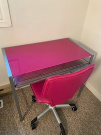 Barbie Pink Desk and Chair