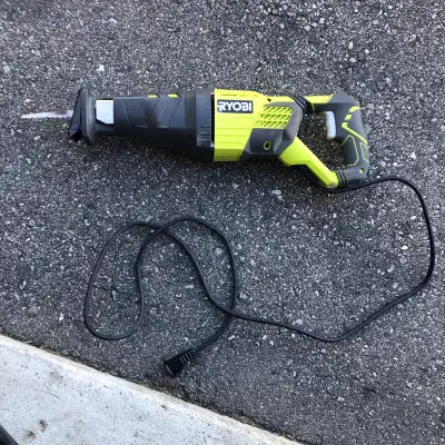 RYOBI 12 Amp Corded Reciprocating Saw # rj1861vvn, View more
