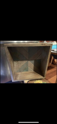 Unique box with hanging slots