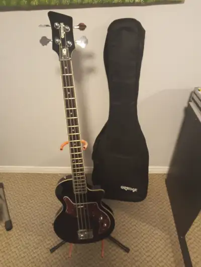 Orange Bass with bag., View more