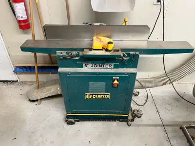 Craftex 6” jointer, View more