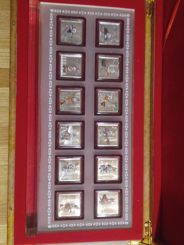 Year of the Rabbit 12 Coin Collector Set (In Wood Chest) in Arts & Collectibles in St. Catharines - Image 2