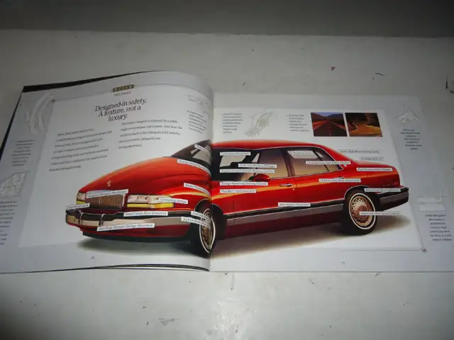 1993 BUICK DELUXE DEALER SALES BROCHURE. ALL MODELS in Arts & Collectibles in Barrie - Image 5