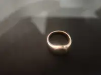 10k signet gold men's ring 