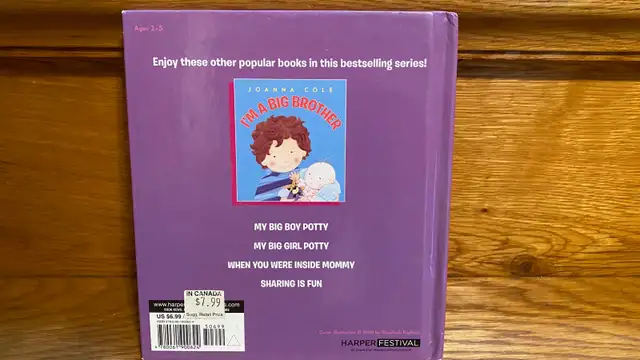 I’m a Big Sister hardcover by Joanna Cole in Children & Young Adult in Oshawa / Durham Region - Image 3