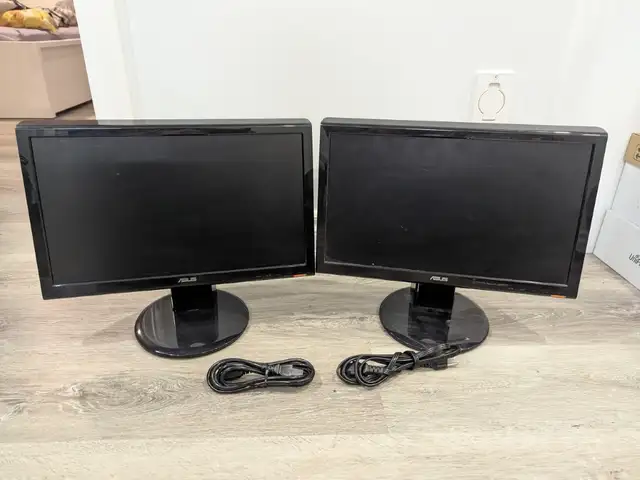 Matching Pair of ASUS 19 inch wide screen monitor