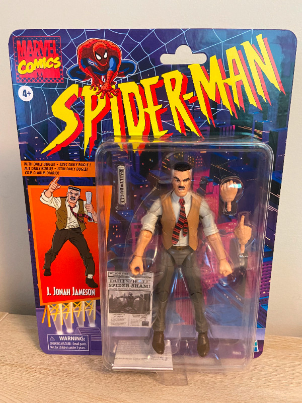 Marvel Legends Retro Spider-Man J Jonah Jameson Action Figure in Toys & Games in Mississauga / Peel Region