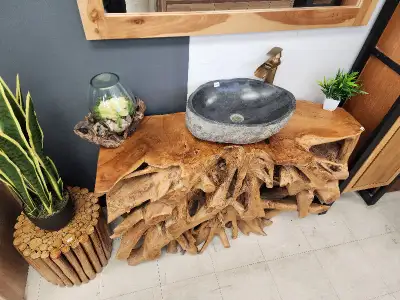 Plus de 300 vasque en pierre naturelle en magasin., View more