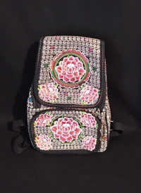 Boho Embroidered Backpack