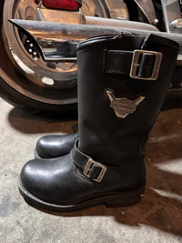 Women’s Harley Davidson Steel Toe Leather Boots