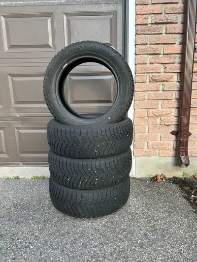 Certified WinterTrek winter tires. Tire info-205/55R16 91T. Only used for one winter season. Basical...