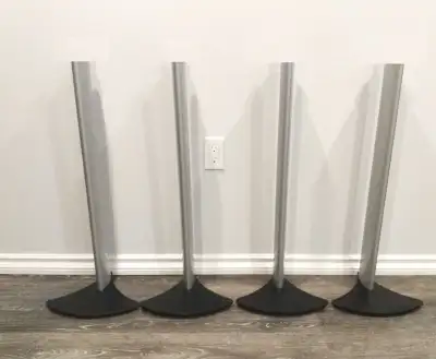 ONE pair Energy Encore2 speaker stands. Only vertical metal column and metal base with spikes are in...