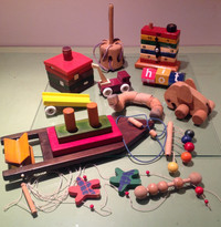 Vintage Educational Wood Toys