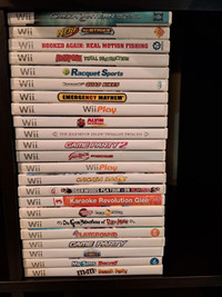 $10 Each or  6 for $40!!! Fun Family Nintendo Wii Games