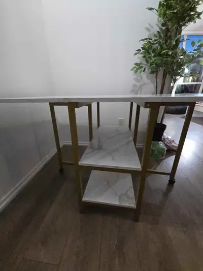 Folding Table Marble Look, Voir plus