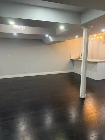 This modern and clean 2 bedroom basement apartment in Milton offers a bright open-concept living spa...