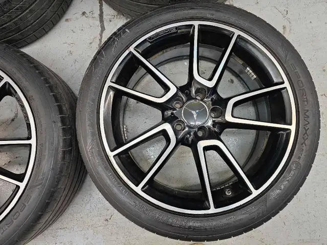MERCEDES BENZ C-CLASS (AMG) RIMS AND ALL SEASON TIRES  in Tires & Rims in City of Toronto - Image 4