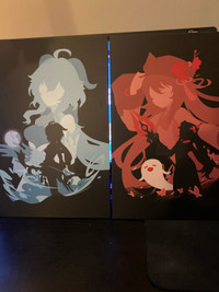2 displate Genshin impact metal posters $35 each or $60 for both