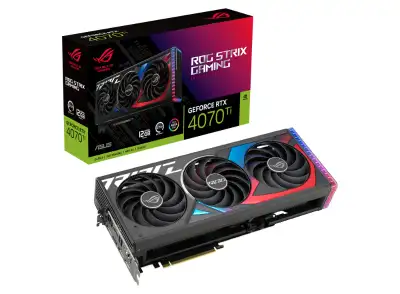 ASUS ROG STRIX 4070 TI 12G IN PERFECT SHAPE, BARELY USED 1.7 YRS OLD