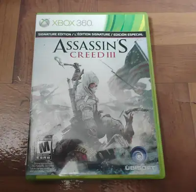 Assassin’s Creed III 3 Special Edition (Xbox 360 2012) CIB EN FR, View more