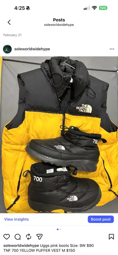 Uggs pink boots Size: 9W $90, View more