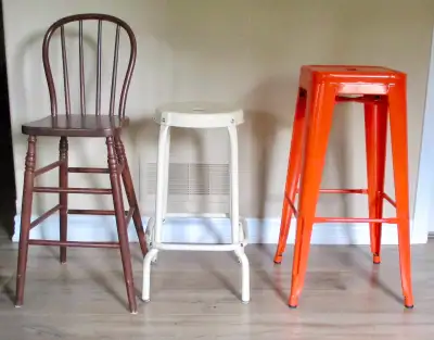 Stools - Metal & Wood., View more