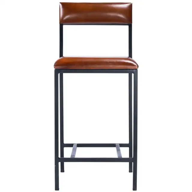 Augustus Genuine Leather Bar & Counter Stool in Chairs & Recliners in Mississauga / Peel Region - Image 7