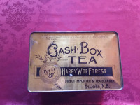 Cash Box Tea Tin