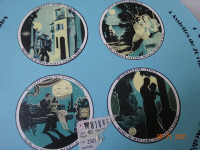 Plates, set4,round box,"Moonlight Melodies"each different