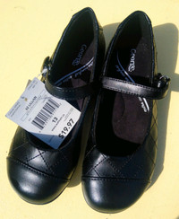 Brand New Girl's Black Dress Shoes Size 13 