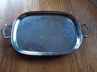 Silver Platter Tray