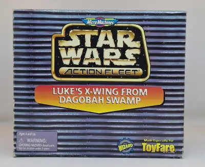 I'm offering for sale, from 1998, made exclusively for Toyfare, Luke's X-wing fighter from the Dagob...