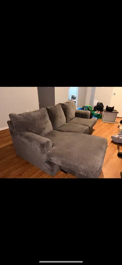 Couch with reversible chaise, View more