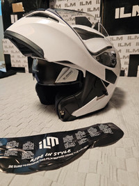 NEW Full flip-up dual visor retractable lens motorcycle Helmet